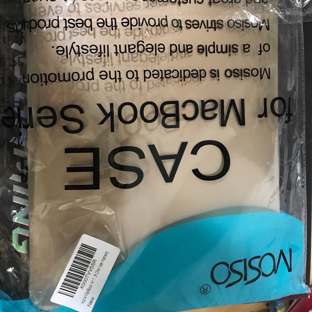 Macbook air case - gold color