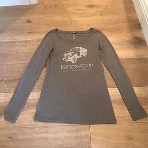 Buttonwood farm & winery  Long sleeve tee