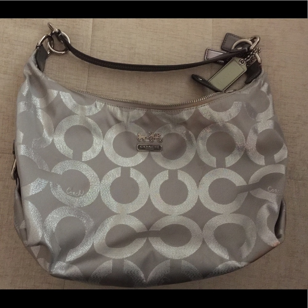 Coach Bag (sliver) sale!!!