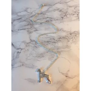 ‼️LAST ONE‼️ Silver plated Doberman necklace