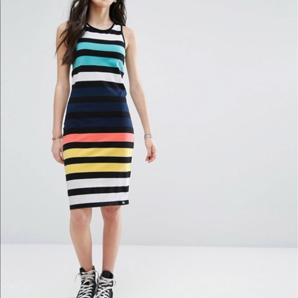 Midi Multi Color Bodycon from Asos