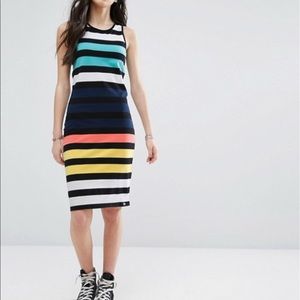 Midi Multi Color Bodycon from Asos