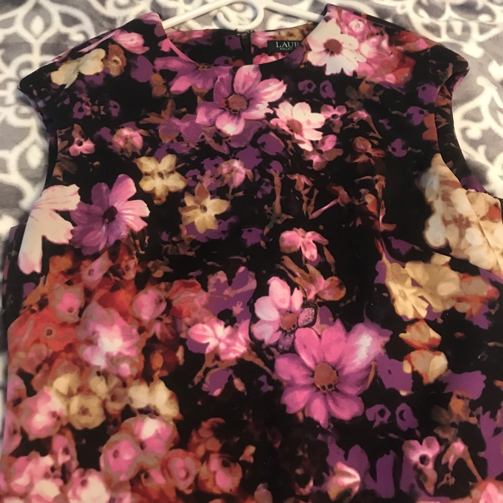 Flower print dress