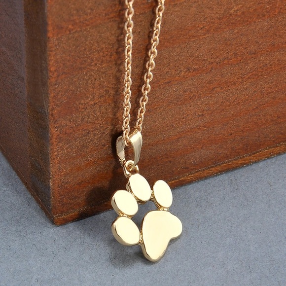 PAW ♡ Gold Necklace - Picture 3 of 5