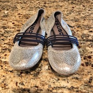 Sparkly Silver flats