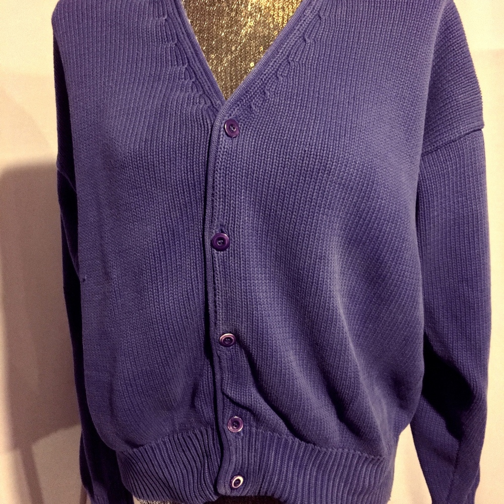 GAP Blue Cardigan Sweater