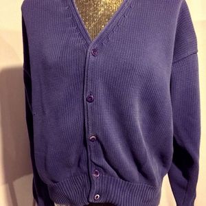 GAP Blue Cardigan Sweater