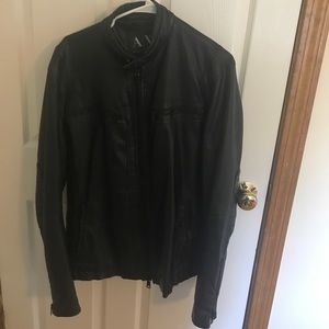 Armani Exchange Leather Jacket