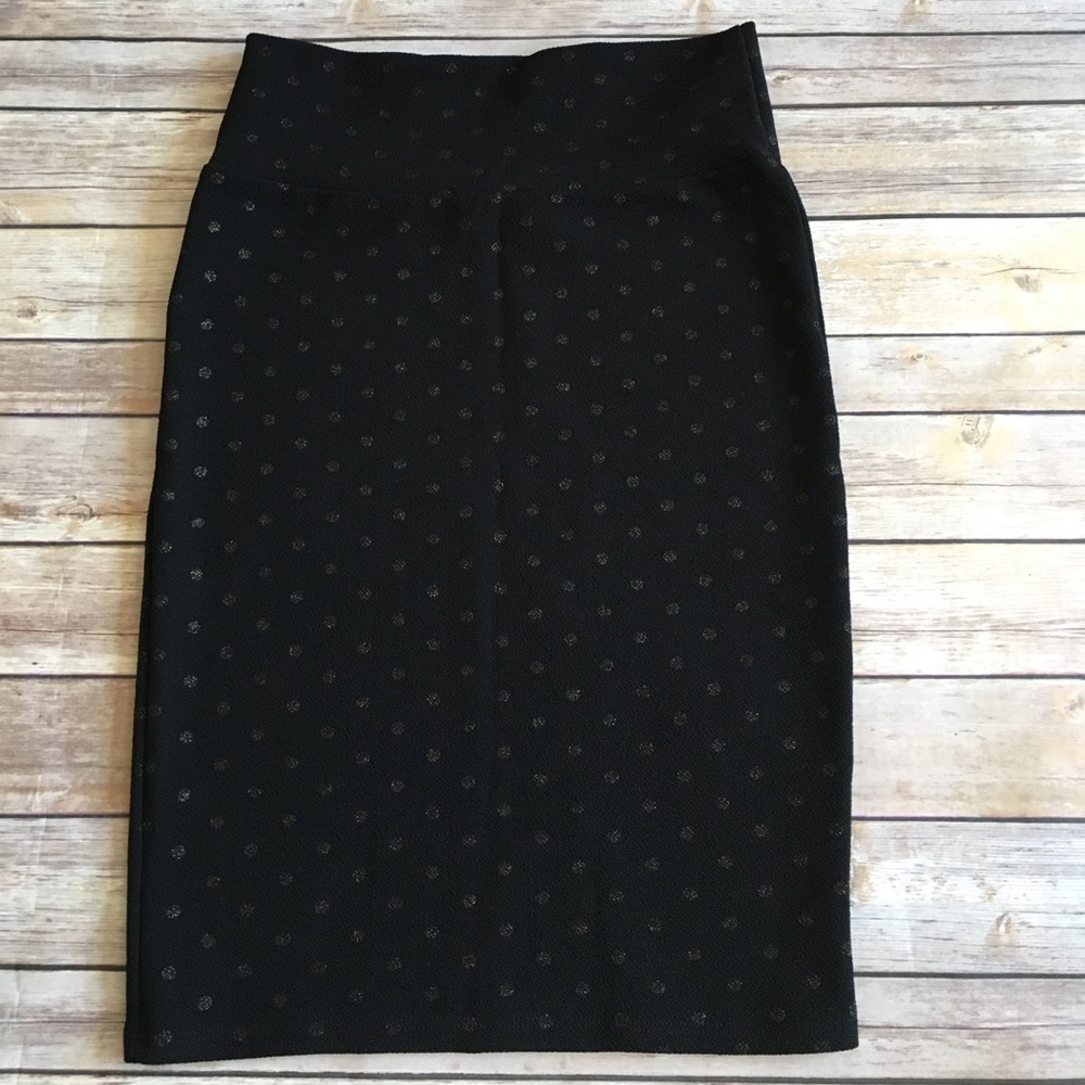 Lularoe Cassie Skirt - size S - Black NOIR NWOT