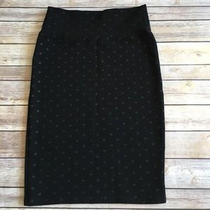 Lularoe Cassie Skirt - size S - Black NOIR NWOT