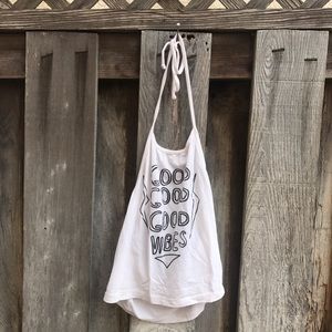 Brandy Melville good vibes halter