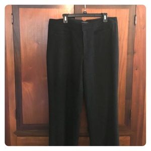 Banana Republic Gray Wool Pinstripe Pants