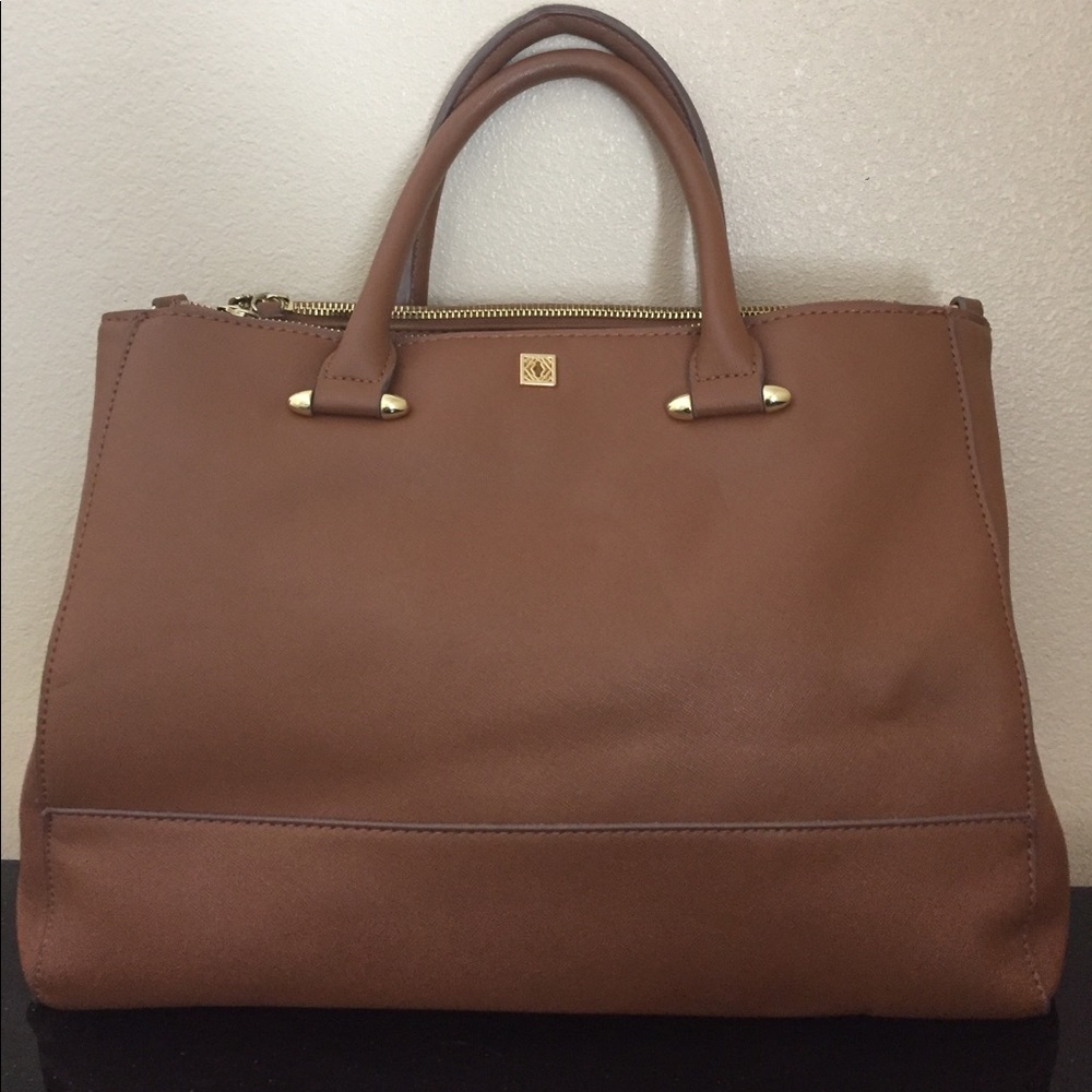 Kate Landry Cognac Tote
