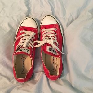 Red converse
