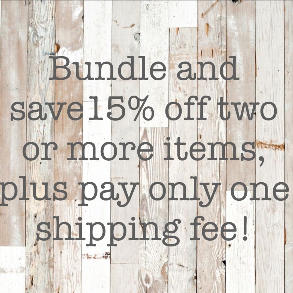 🛍🛒 Bundle and Save 15% 🛍🛒