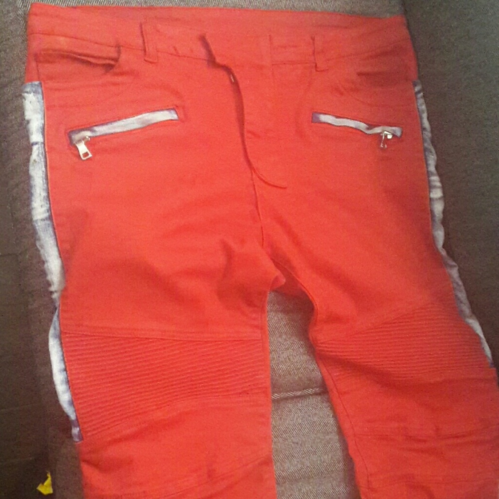 Balmain Jeans (Red)