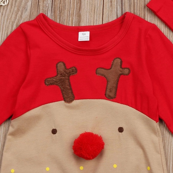 1 Left! 🎄HP!🎄Reindeer Onesie & Hat 🎄 - Picture 3 of 6