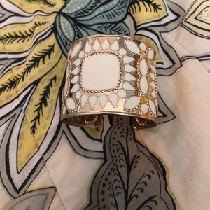 Ivory and Gold Cuff