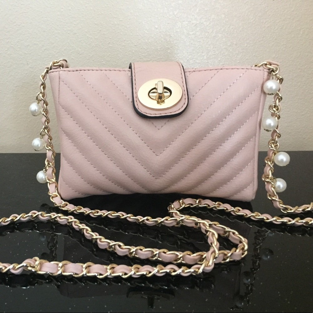 Aldo Pearl Embellished Shoulder Bag