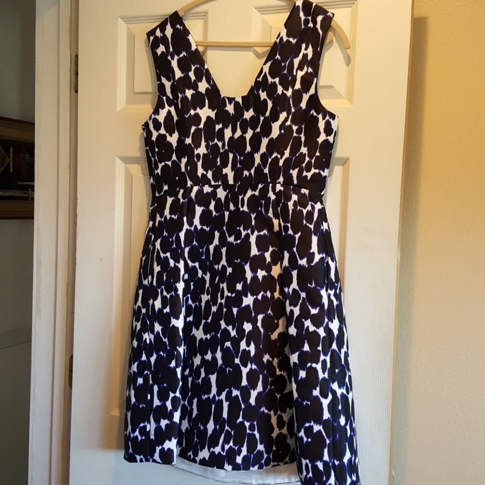 Kate Spade A line animal print dress  w/pockets!