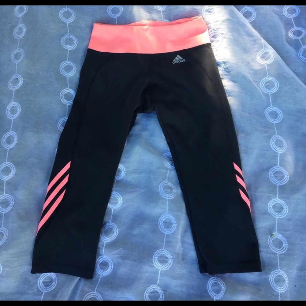 Adidas cropped yoga pants