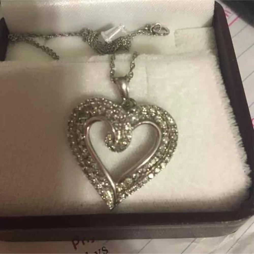 Diamond heart necklace