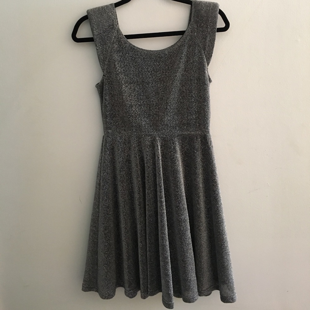 Silver Dress.
