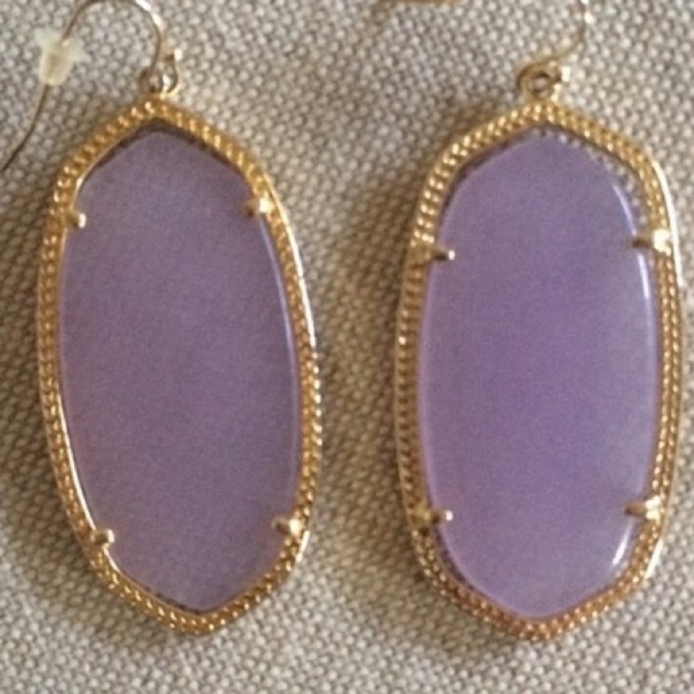 Kendra Scott Lavender Danielle Earrings
