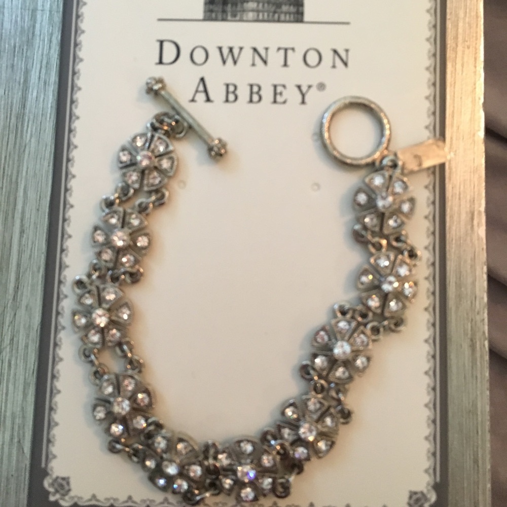 Downton Abbey rhinestone bracelet