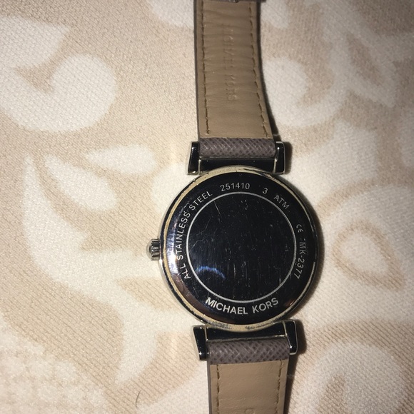 Leather strap Michael Kors watch