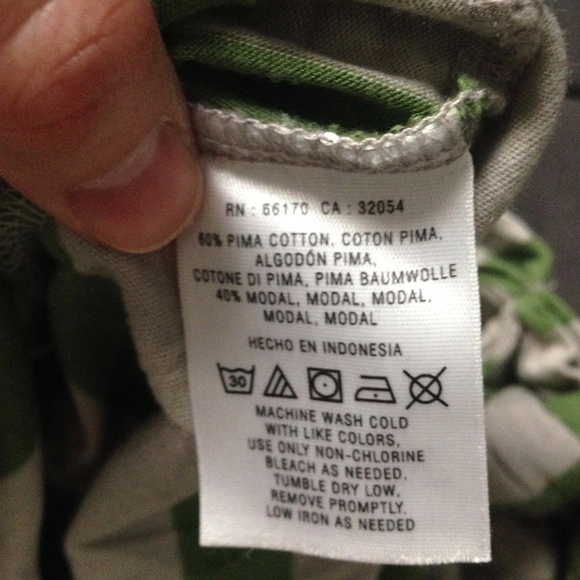 Anthro Cartonnier green / gray striped top - Picture 5 of 7