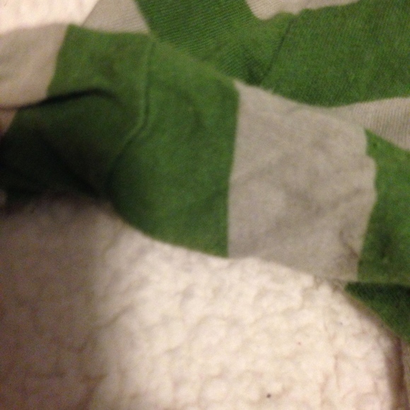 Anthro Cartonnier green / gray striped top - Picture 6 of 7