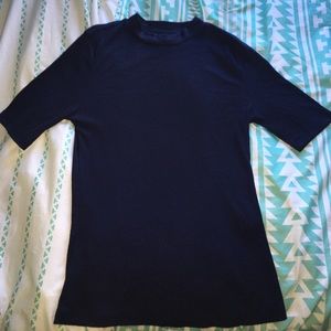 navy blue t-shirt