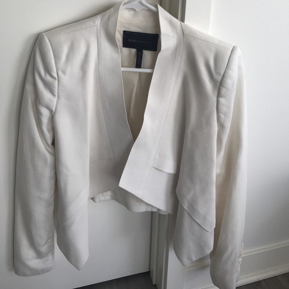 BCBG White Blazer