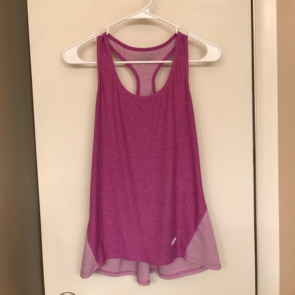 Pink workout tank