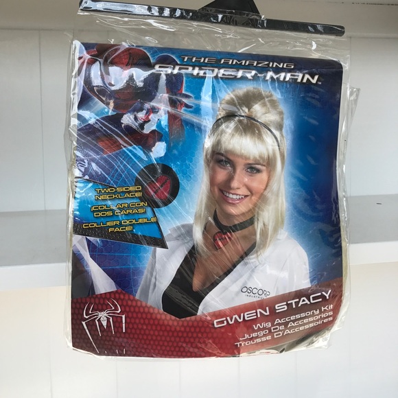 New Gwen Stacy Wig and Accessory Kit Blonde - Picture 2 of 3