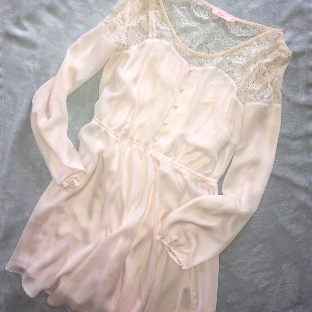 Lacey light pink Dress