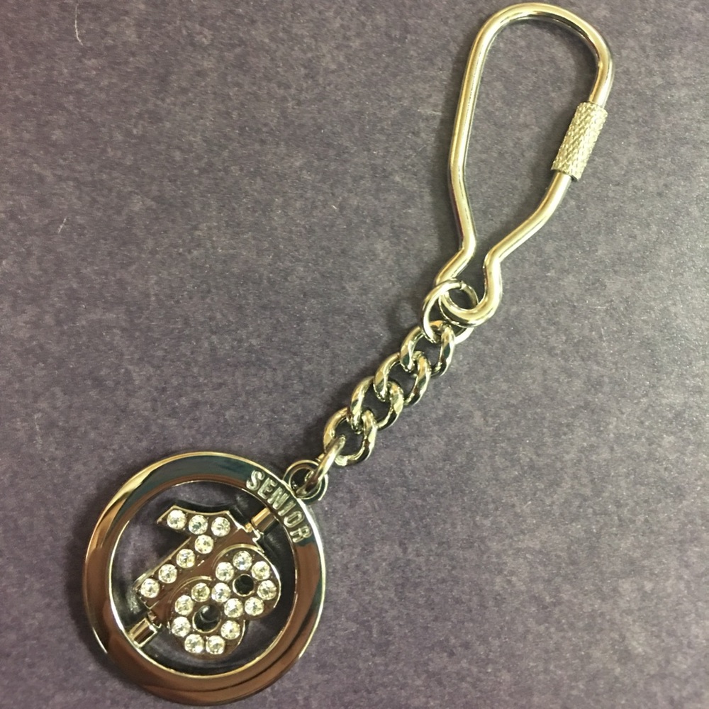 Cute senior keychain