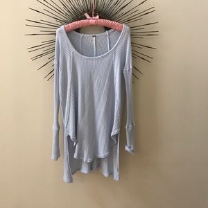 Free people waffle shirt