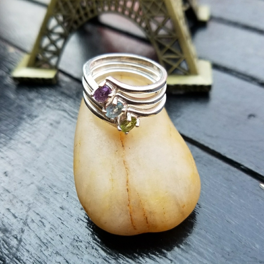 .925 Stearling silver STACK RING