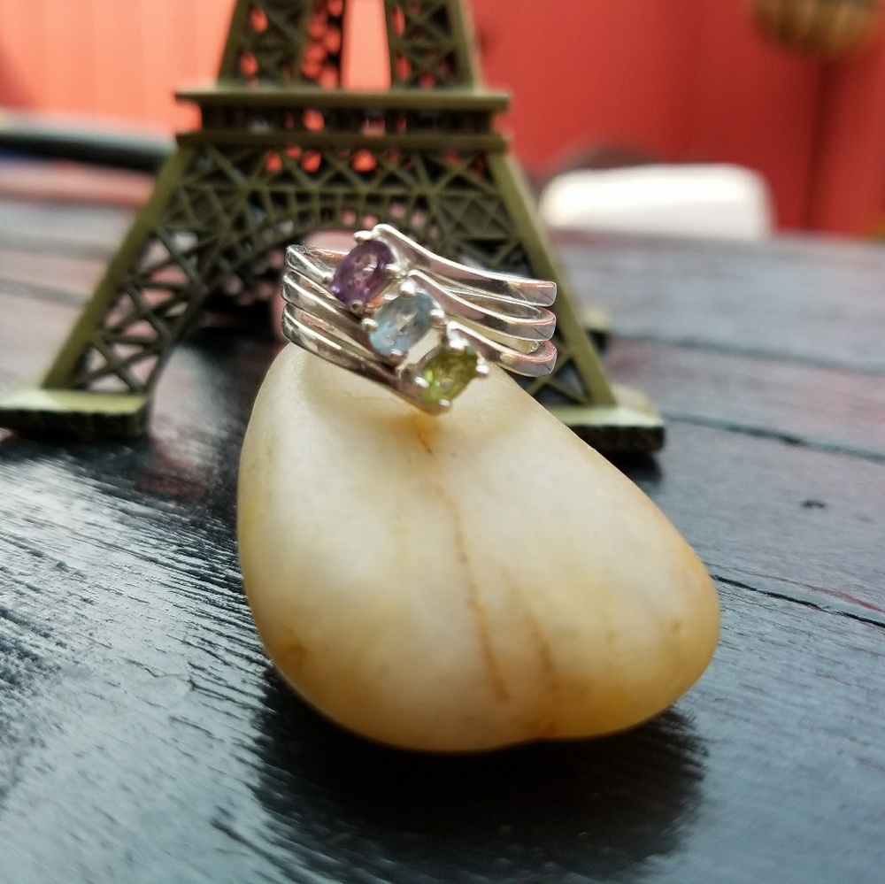 .925 Stearling silver STACK RING - Picture 3 of 4