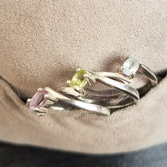 .925 Stearling silver STACK RING - Picture 2 of 4