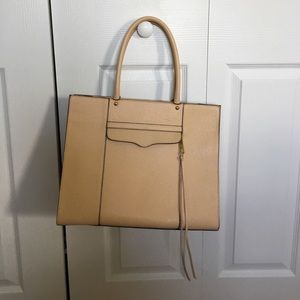 Rebecca Minkoff M.A.B. Cream Tan Medium Tote
