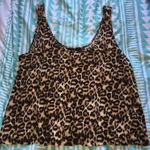 cheetah tank top
