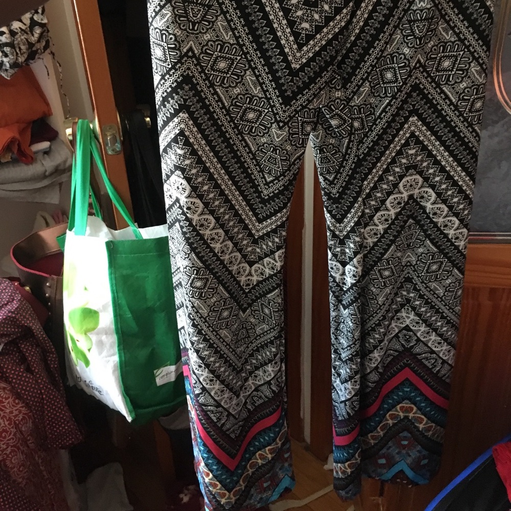 Flowy Print Bellbottoms