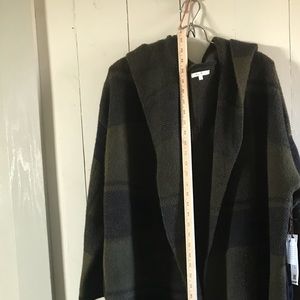 Outlander style plaid sweater cardi/coat