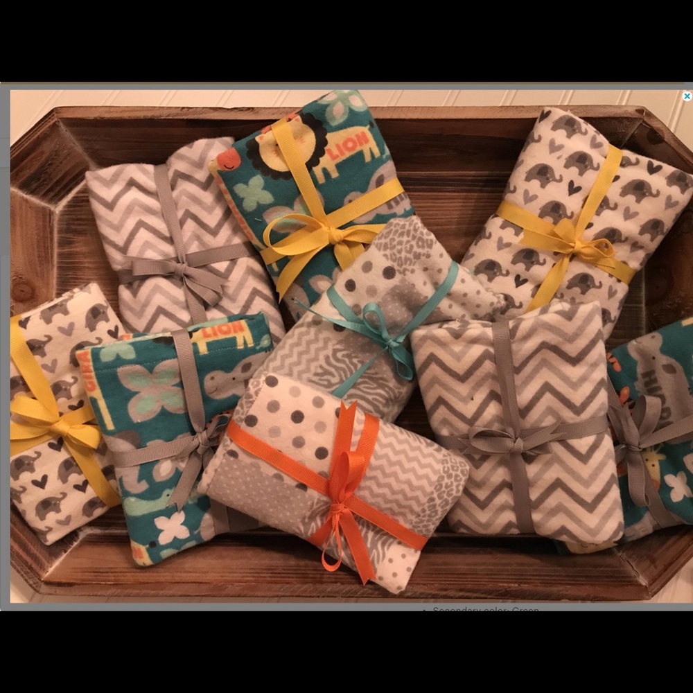 Burp Cloths, Baby boy / girl Neutral Burp Cloths - Picture 1 of 5