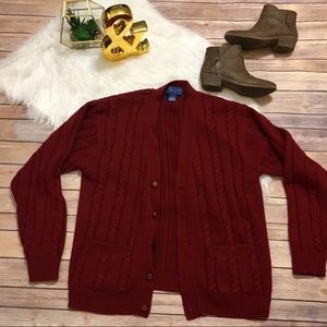 Chunky knit cable Cardigan