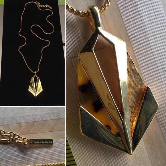 Vince Camuto Jewelry - Vince Camuto SweaterNecklace Bold Pendant tortoise