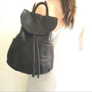 COS black drawstring backpack